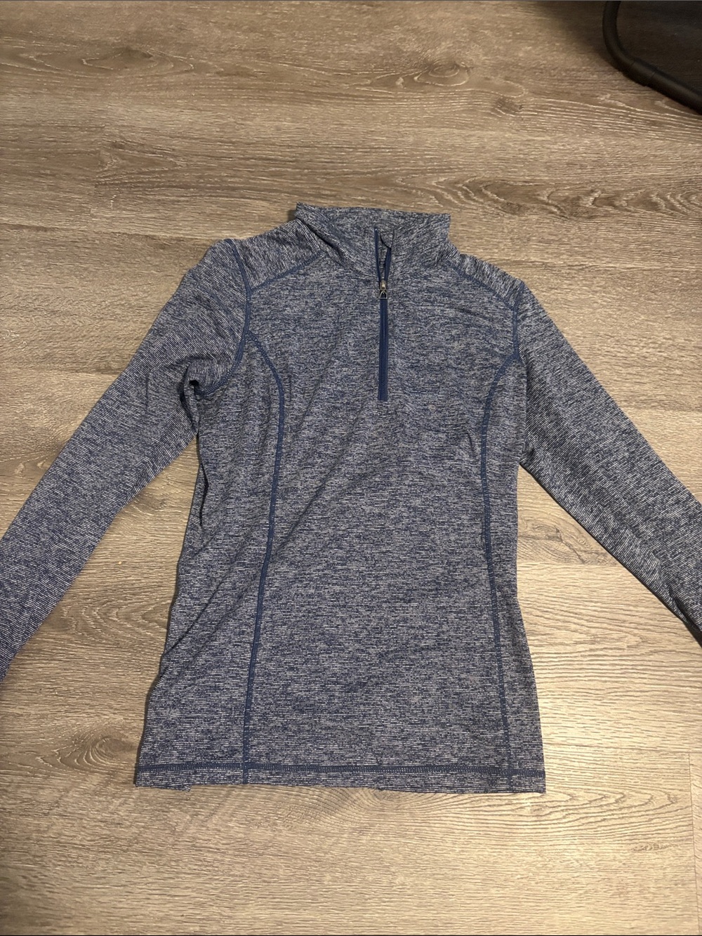 HEAD Navy and White Heathered Athletic Pullover